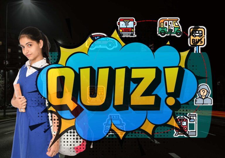 quiz image of self defence workbook for school girls